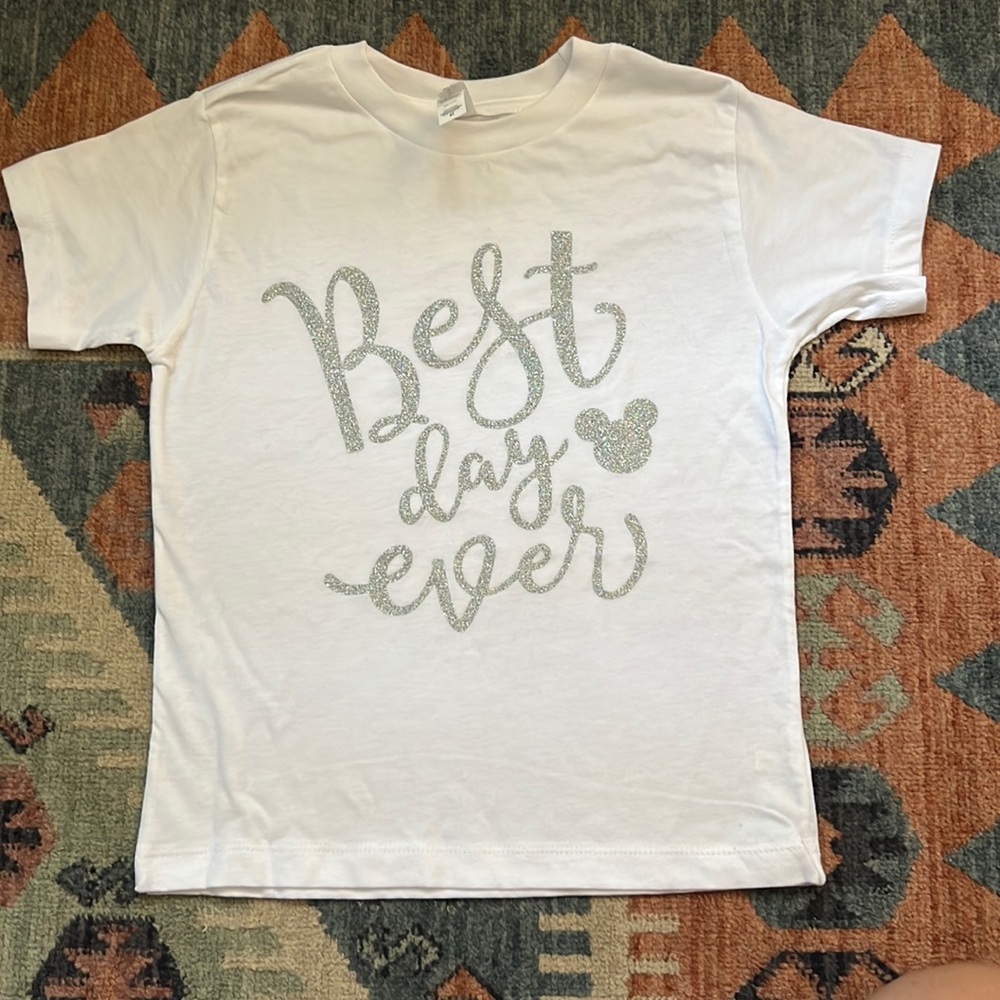 Disney Inspired “Best Day Ever” t-shirt, BNWOT, Girls 4T